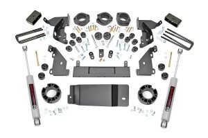Chevrolet Silverado 1500 Suspension Lift Kit - Front + Rear - Rough Country - 4.75 Inch Combo, Premium N3 series shocks, Dual-lift system - '14-'15 Chevrolet Silverado 1500 Suspension Lift Kit - Front + Rear - Rough Country - 4.75 Inch Combo, Premium N3 series shocks, Dual-lift system - '14-'15